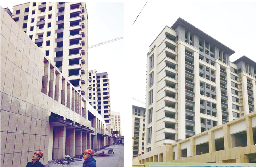 永安商場外墻保溫施工